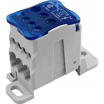 Rozvaděč Rozvodný blok LK DTB 16, rozdělovací blok, 7 svorek Elektro Becov