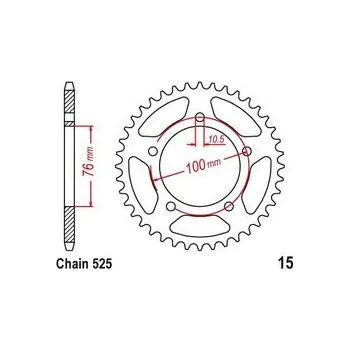 Řetězová sada pro motocykl Rozeta BENELLI 500 Leoncino Trail rok 17-18