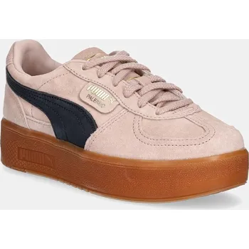 Dámská obuv Semišové tenisky Puma Palermo Elevata Wns 399348 růžová 39X, EUR 40.5