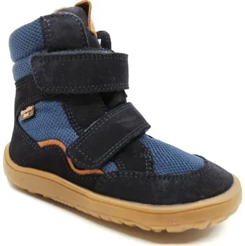 Dívčí obuv Froddo Barefoot zimní boty s membránou G3160247 Dark Blue EUR 24