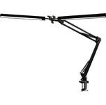 Platinet PDLD20 stolní LED lampa Flexy 20W stmívatelná s klipem, 2 ramena, černá