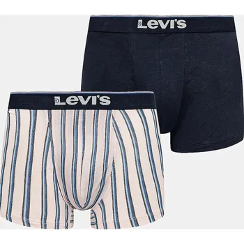 Boxerky Boxerky Levi's 2-pack tmavomodrá barva, 37149-1118 37149.1118 59X, vel. S