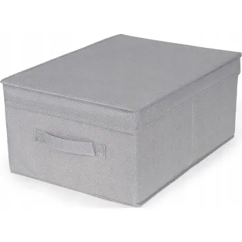 Úložný box Univerzální koš, šedá tkanina