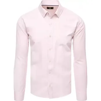 Pánská košile DSTREET DX2432 RŮŽOVÁ XXL
