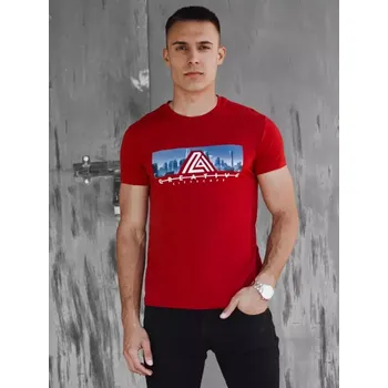 Pánské triko DSTREET RX5553 ČERVENÁ XL