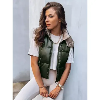 Dámská vesta Dámská vesta DSTREET OSHE TY3704 ZELENÁ XL