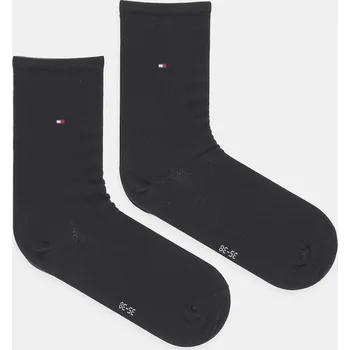 Pánské ponožky Dámské ponožky Tommy Hilfiger Sportswear vel. 35-38 (2-pack) 371221 černá 99X, vel. 35/38