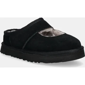 Dámské pantofle Dětské semišové papuče UGG BEA MARY JANE černá barva, 1166552K 99X, EUR 36
