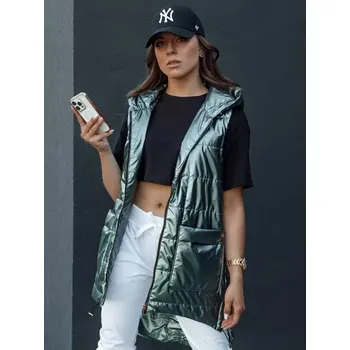 Dámská vesta Dámská vesta DSTREET JESS ZELENÁ XL