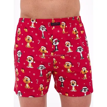 Pánské spodní prádlo Boxerky Cornette Vianocne-boxerky016/21 Barva: 21, Velikost: 5XL