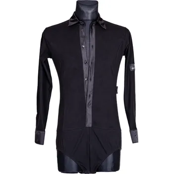 Pánská košile dance-pOint | Košile pánská princes body černá - 38