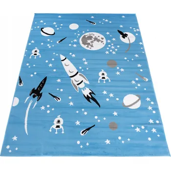 Koberec KOBEREC KOBEREC 180x250 VESMÍRNÁ PANDA MEDVĚD SOVY