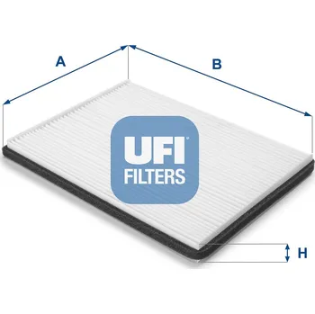 Ventilátor topení a klimatizace Filtr, vzduch v interiéru UFI 53.222.00