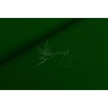 Tmavě zelená - bavlněné plátno, šíře 240cm - 107