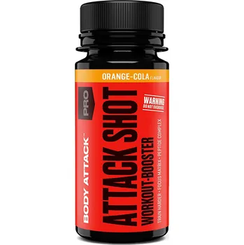 Body Attack Nakopávač Attack Shot - Body Attack, 60 ml Příchuť: Lesní Ovoce