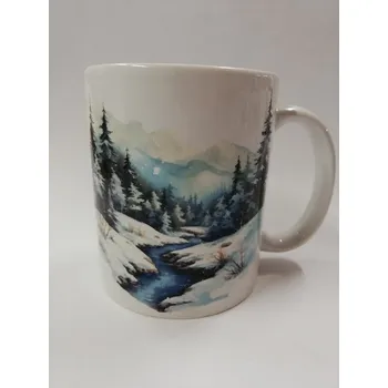 Hrnek s motivem objem 330 ml - Zima - č.68