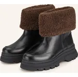 Boss Dámské Boty Foster Bootie, černá / tmavě hnědá, 36