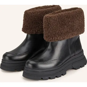 Dámské tenisky Boss Dámské Boty Foster Bootie, černá / tmavě hnědá, 36