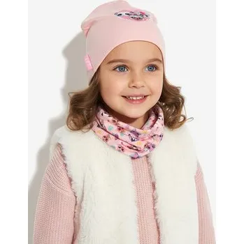 Čepice Set čepice a tunelová šála LITTLEST PET SHOP CEO-ACCCS-AW25-320LPS Růžová NOSIZE