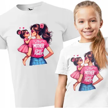 Dívčí tričko Dětské tričko pro holčičku Máma a dcera Dárek k narozeninám, velikost 134