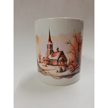 Hrnek s motivem objem 330 ml - Zima - č.65