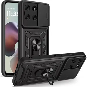Pouzdro na mobilní telefon Kryt Motorola Moto G56 Techsuit CamShield Pro černý