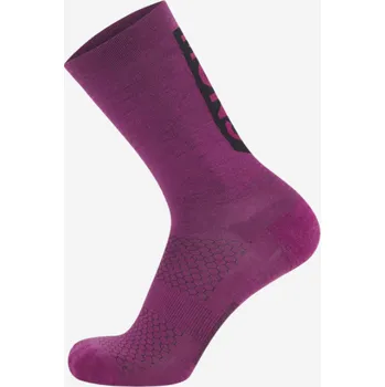 Pánská móda Ponožky Mons Royale Atlas Merino Crew Sock - Fialové Velikost: M