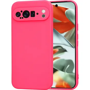 Pouzdro na mobilní telefon Kryt Google Pixel 9 Pro XL, Techsuit SoftFlex - hot pink