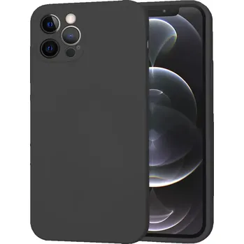 Pouzdro na mobilní telefon Kryt iPhone 12 Pro Techsuit SoftFlex - black