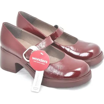 Dámské lodičky Wonders E-7122 červená, vel. 39