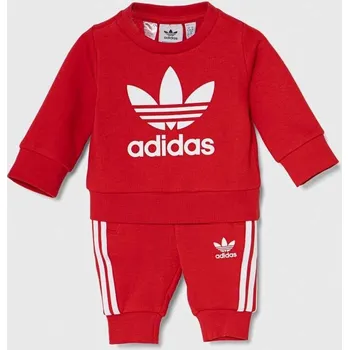 Kojenecká tepláková souprava adidas Originals IB8665 červená 33X, vel. 104