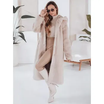 Dámský kabát Dámský kabát DSTREET TY4987 BÉŽOVÁ M