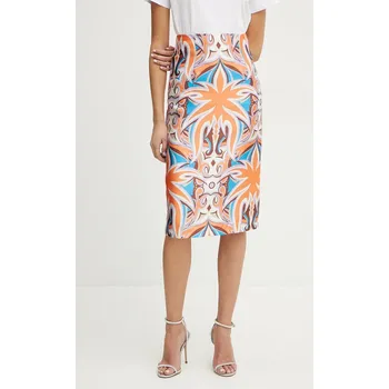 Dámská sukně Sukně Silvian Heach PAVOB CVP25070LO oranžová 22X, vel. 38