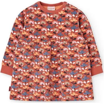 Dívčí oblečení Dívčí šaty Boboli LOVELY WINTER Barva: oranžová, Velikost BOBOLI: 7 let (122)