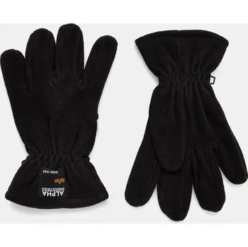 Rukavice Rukavice Alpha Industries černá barva, 118936 99X, vel. S/M