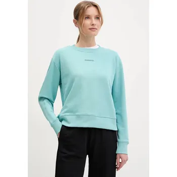 Dámská mikina Mikina Rossignol Presset dámská, tyrkysová barva, hladká, RLNWS03 65X, vel. XS