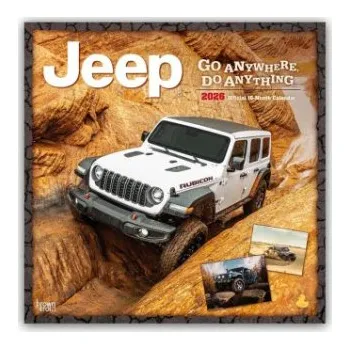Diář Jeep 2026 - 16-Monatskalender (EN)