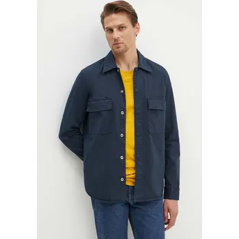 Pánská košile Košile Marc O'Polo pánská, tmavomodrá barva, regular, s klasickým límcem, 426010874104 59X, vel. L