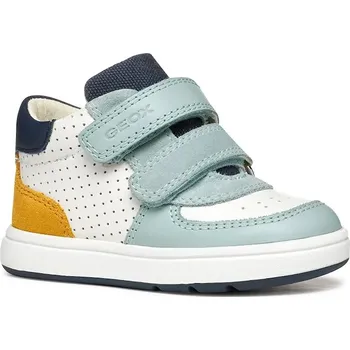 Chlapecké tenisky Dětské kožené sneakers boty Geox BIGLIA B554DA.08522 bílá 00X, EUR 20