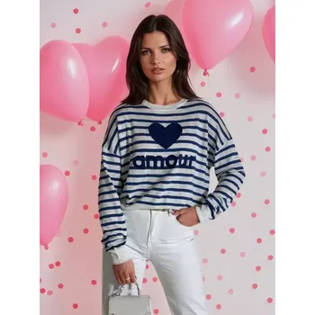 Dámský svetr Dámský svetr DSTREET MY2321 MODRÁ unisize