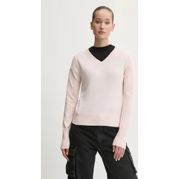 Dámský svetr Svetr z hedvábné směsi Guess Jeans W4BR84.Z3HO2 růžová 03X, vel. M