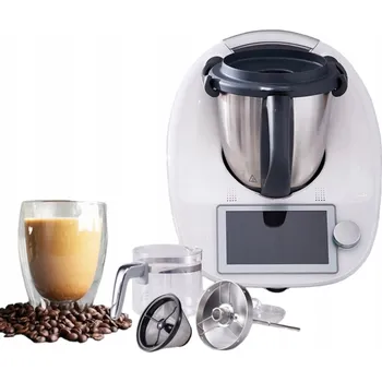 Kávovar Parní Kávovar Moka Konvička Skleněná Konvice pro Thermomix 6
