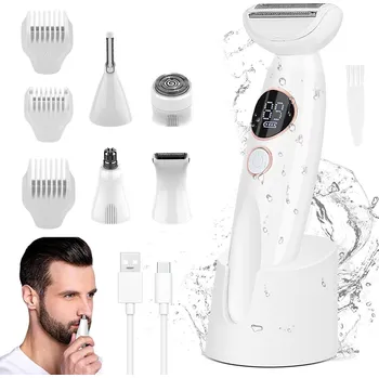 Holicí strojek Holicí Strojek Dámský depilátor na tělo Zastřihovač Bezdrátový elektrický holicí strojek