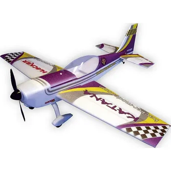 RC model letadla Polomaketa akrobatického letadla KATANA T-30 ARF 1200 fialová