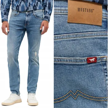 Pánské džíny Mustang OREGON SLIM pánské džíny se zúženými nohavicemi, velikost 38/32