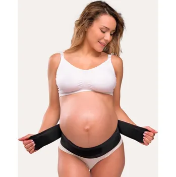 Těhotenský podpůrný pás Podpůrný těhotenský pás pod bříško – černý Velikost: S/M