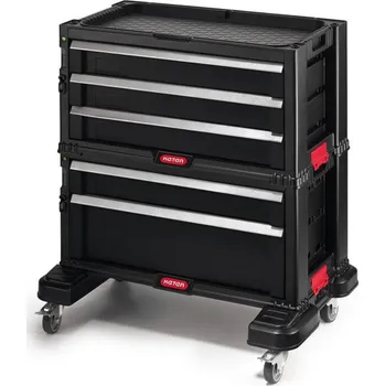 Pojízdný dílenský vozík Keter černý s 5 zásuvek