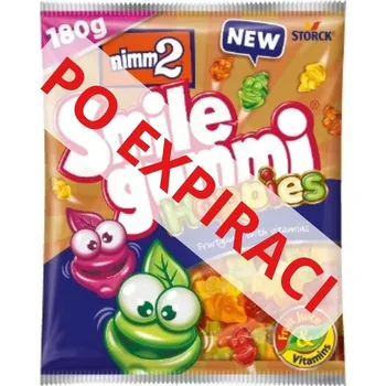 Cukrovinka Storck Nimm2 Smile gummi Happies 180 g PO EXPIRACI