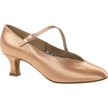 Dámská obuv Dámské taneční boty na standard Diamant mod.173 tělový satén podpatek L5 cm - -vyberte velikost-