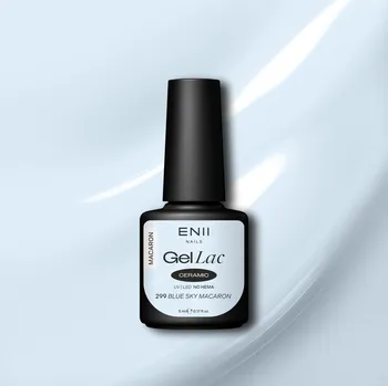 Lak na nehty ENII NAILS ENII Macaron Gel lak Ceramic 299 Blue Sky Macaron